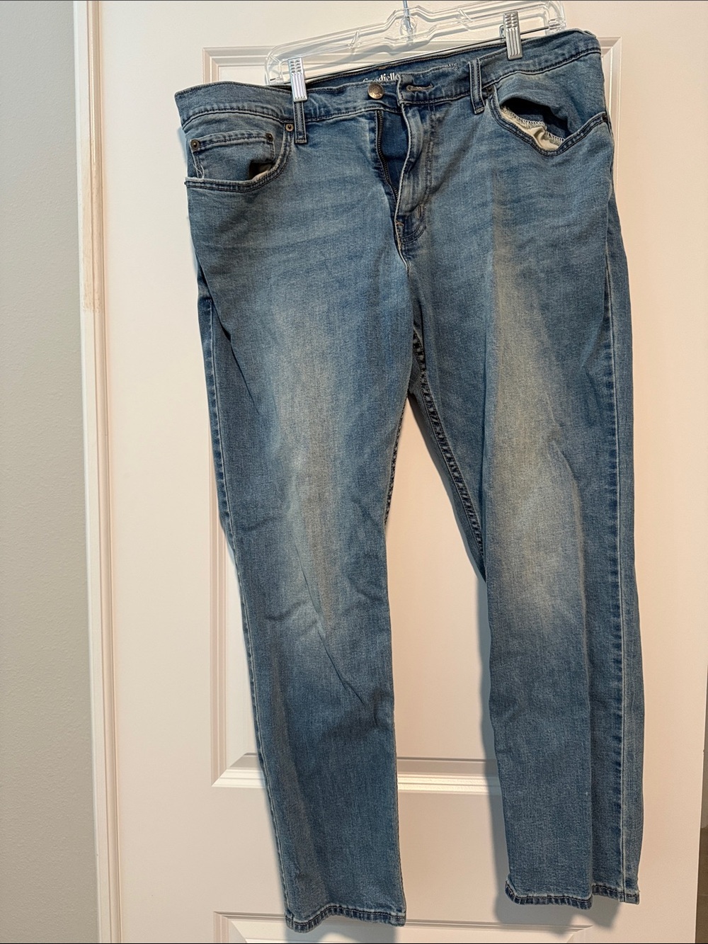 Goodfellow & Co Men’s Slim Straight Jeans in Medium Blue Wash